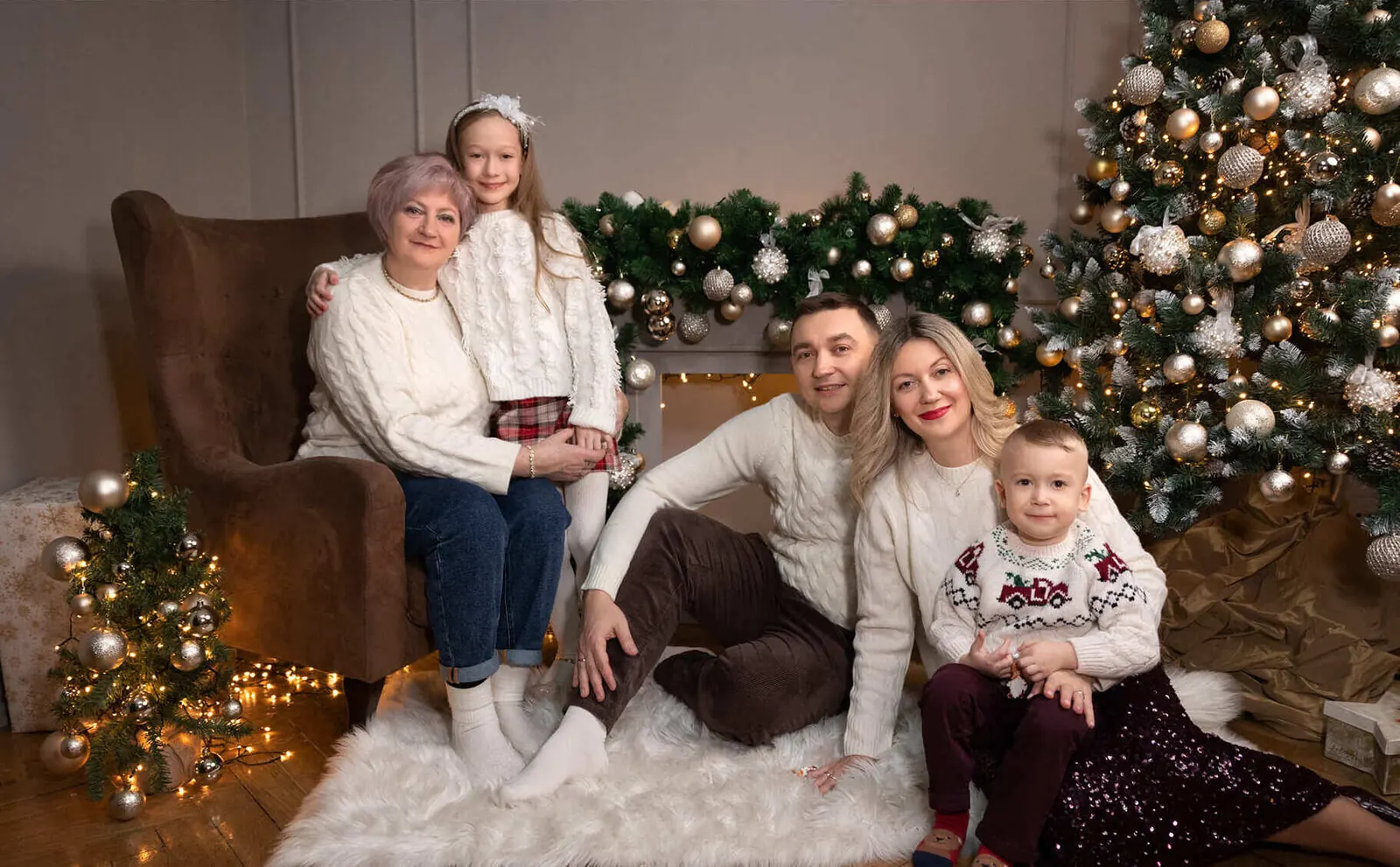 Familienfotoshooting. Fotostudio – Wien